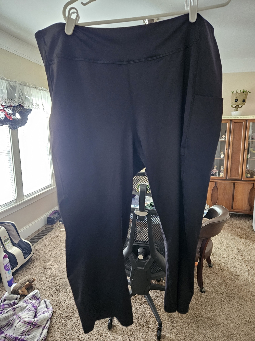 Tek Gear black high-waisted active leggings 3XL